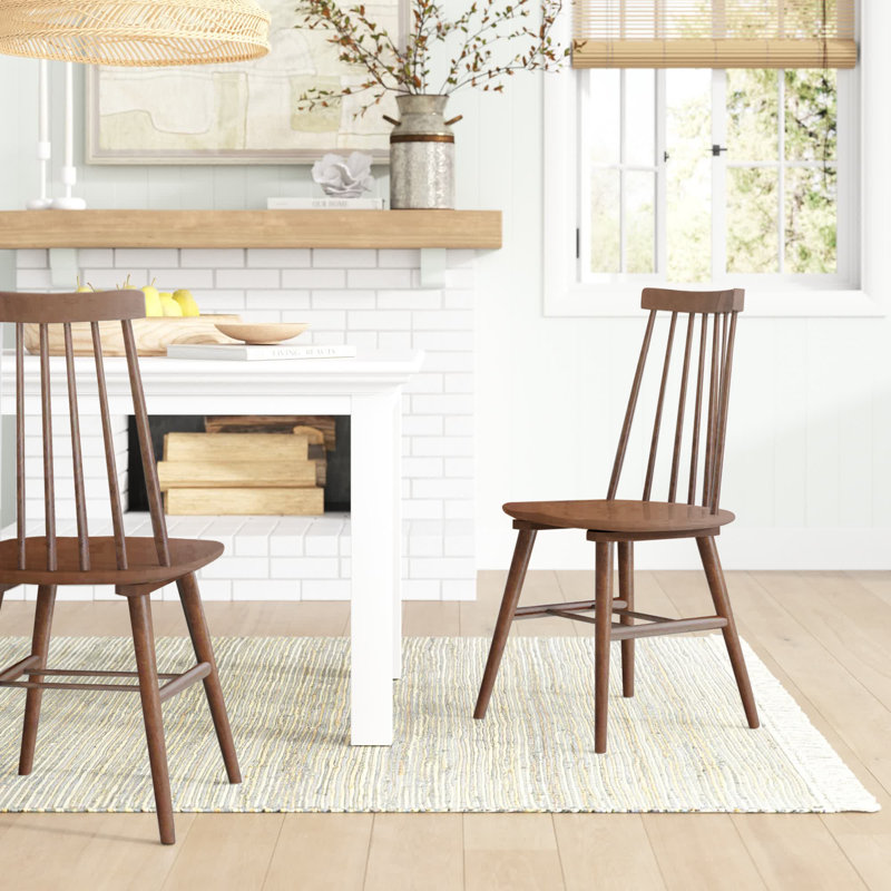 Chaises de salle à manger Alvie, Noyer