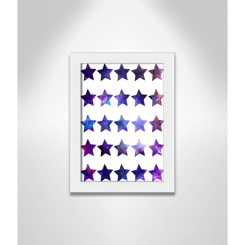 Décoration murale pour enfants rockin, 14" H x 10" W x 0.63" D, Cadre blanc