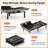 Queen Adjustable Bed Frame with Adjustable Legs and Wireless Remote