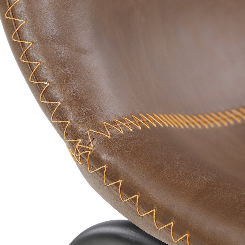 Windsor Upholstered Dining Chair, Chestnut