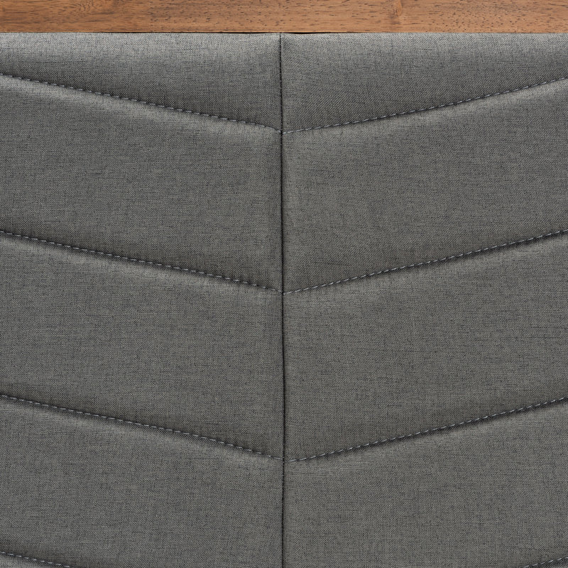 Joran Upholstered Headboard, Queen, Dark Gray
