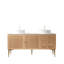 Ensemble de meuble-lavabo double 60 po Polad