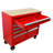 9 DRAWERS MULTIFUNCTIONAL TOOL CART WITH WHEELS AND WOODEN TOP-2002534676