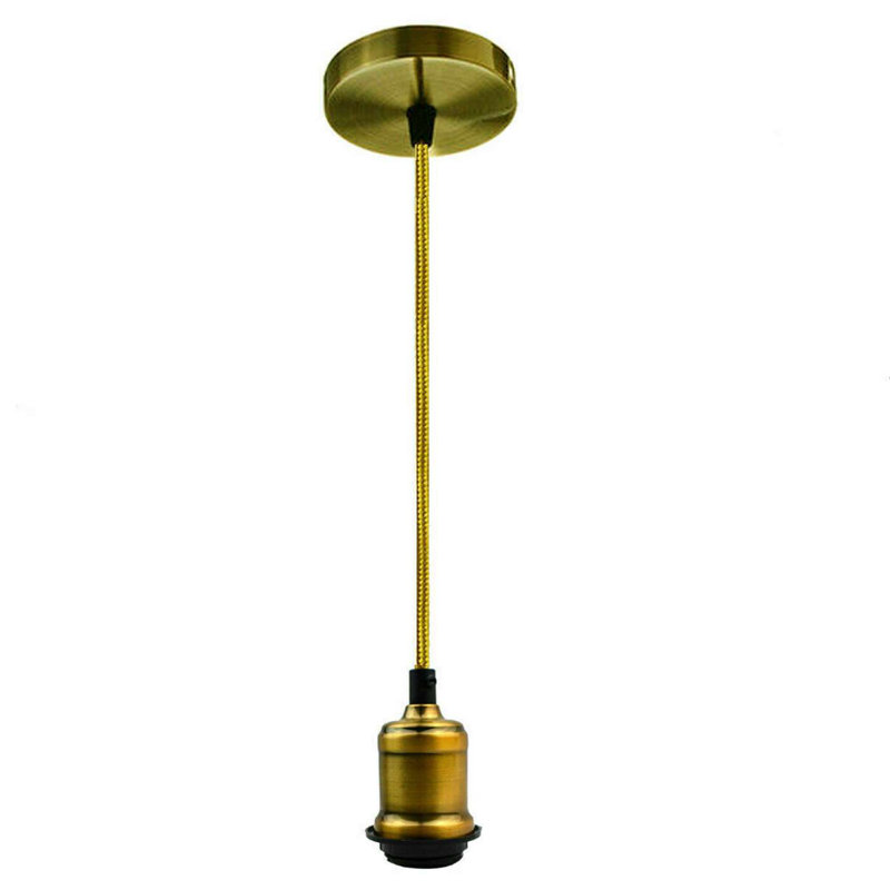 Secaucus 1 - Light Yellow Brass Pendant