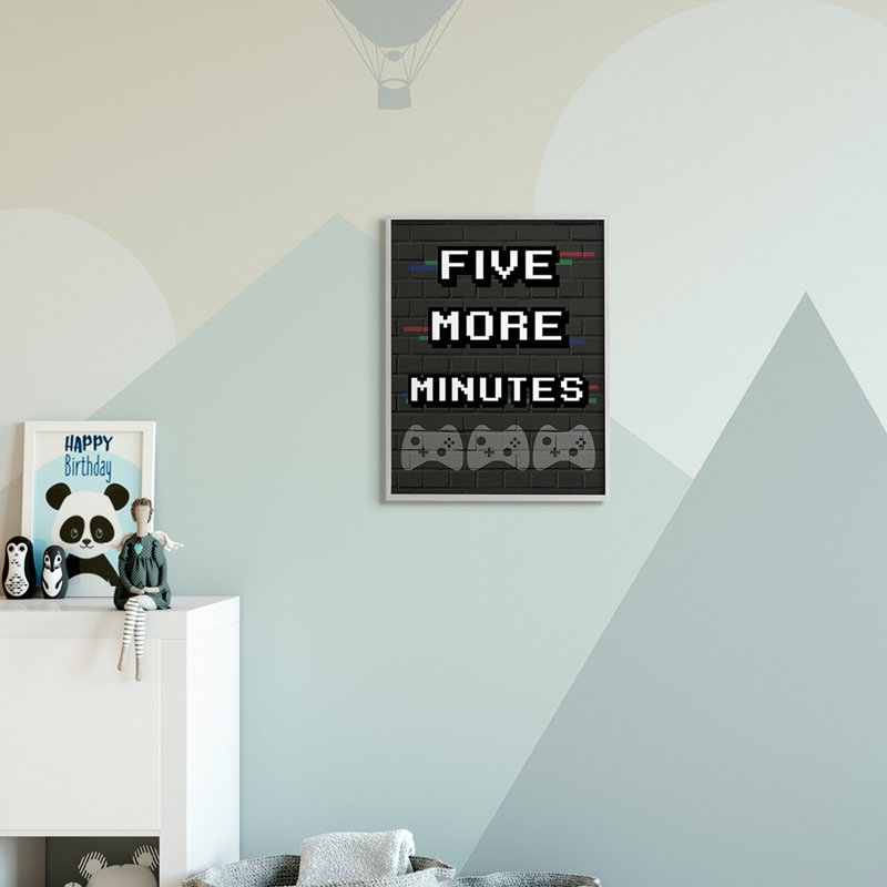 «Abdul-Azeez, cinq minutes de jeu vidéo», Estampe numérique Farmhouse, H 14 po x l 11 po x P 1,5 po