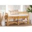 Cahl Rattan Bench