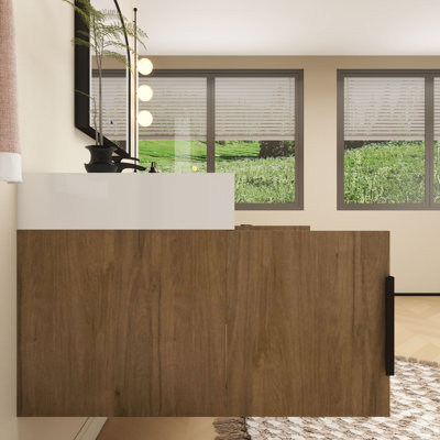Meuble-lavabo mural simple 48 po Jessica