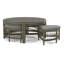 Table basse en rotin avec bancs Raffles-71441851-71441875