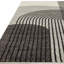 Grey Modern Easy To Clean Abstarct Rug For Diningroom-1107255341-1107255343
