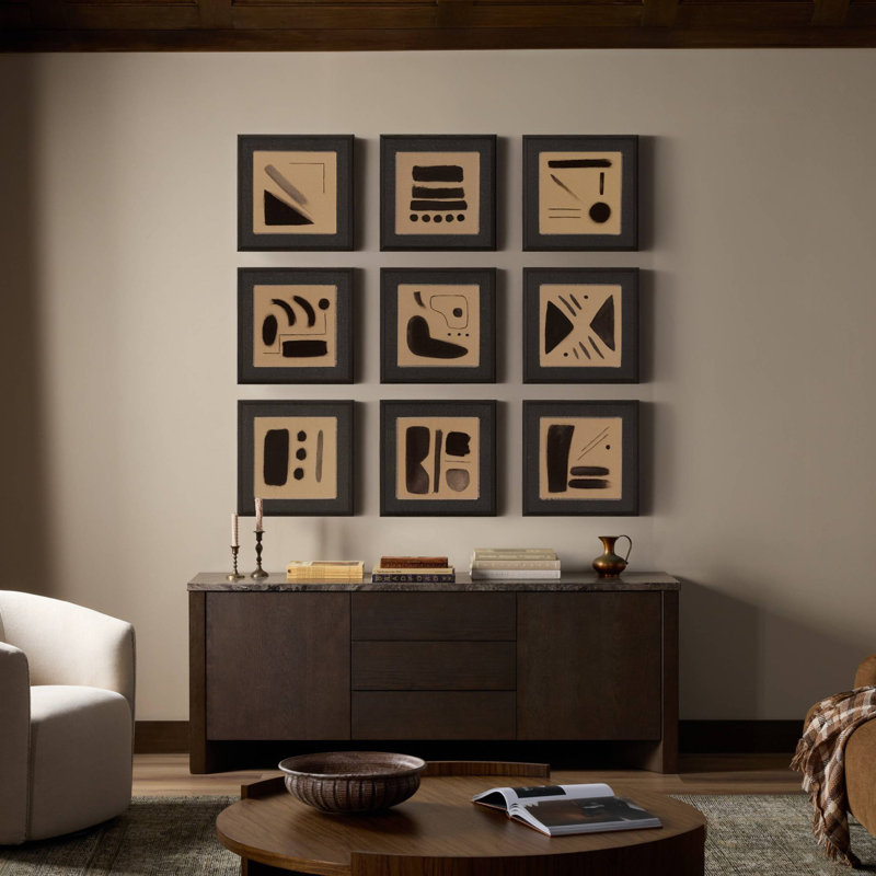 Numbered Studies Set Set by Jess Engle, 54" H x 54" W
