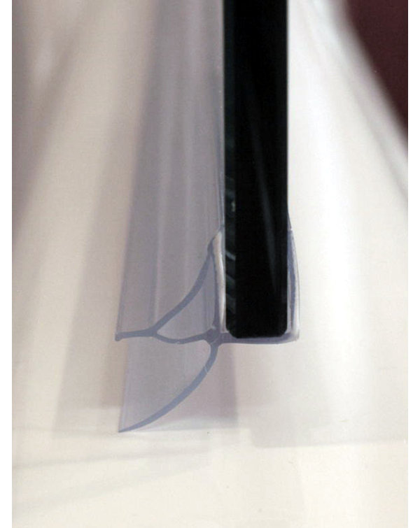 30'' - 30'' W x 60'' H Pivot Frameless Tub Door with Clear Glass