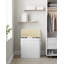 Bamboo Laundry Sorter with Handles-1239343057