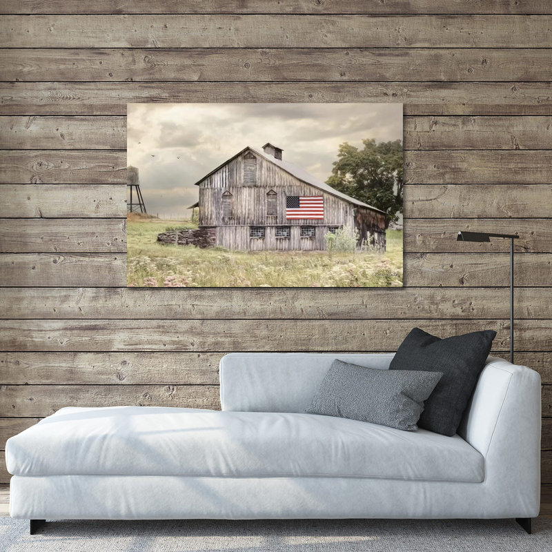 «Wild Virginia Barn», impression sans cadre, H 24 po x l 32 po x P 0,25 po