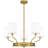 5 - Light Dimmable Wagon Wheel Chandelier