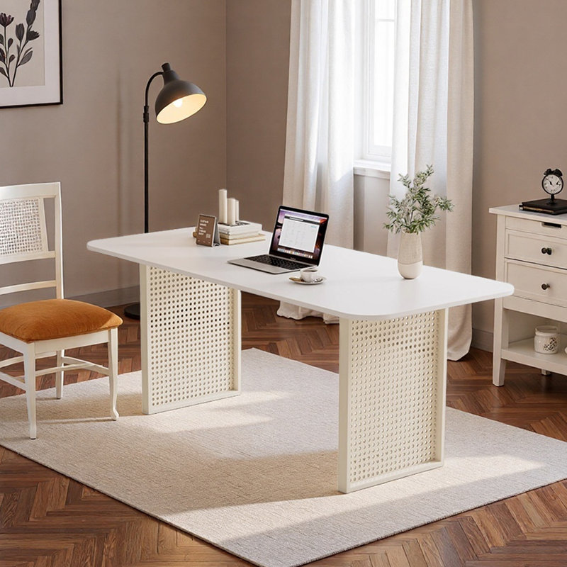 Bureau d'écriture French Rocky, H 29,52 po x l 70,86 po x P 31,49 po