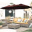 Parasol de marché 15X9Ft-1955745124