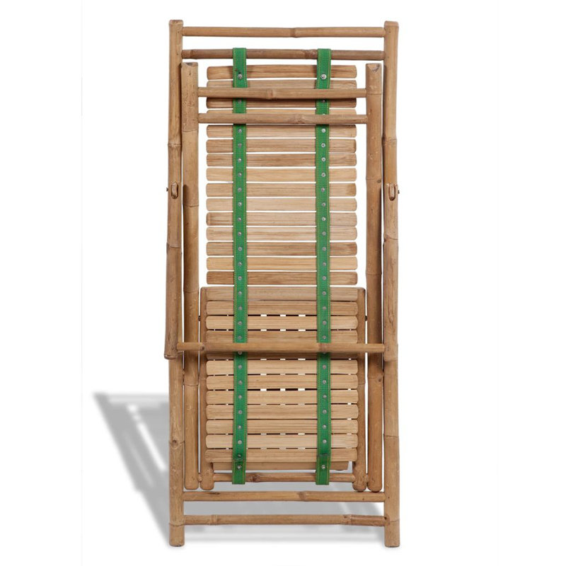 Chaise longue simple en bambou Ridout