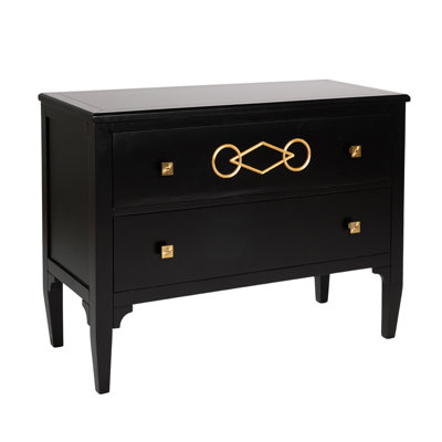 Zion Solid Wood 2 - Drawer Accent Chest