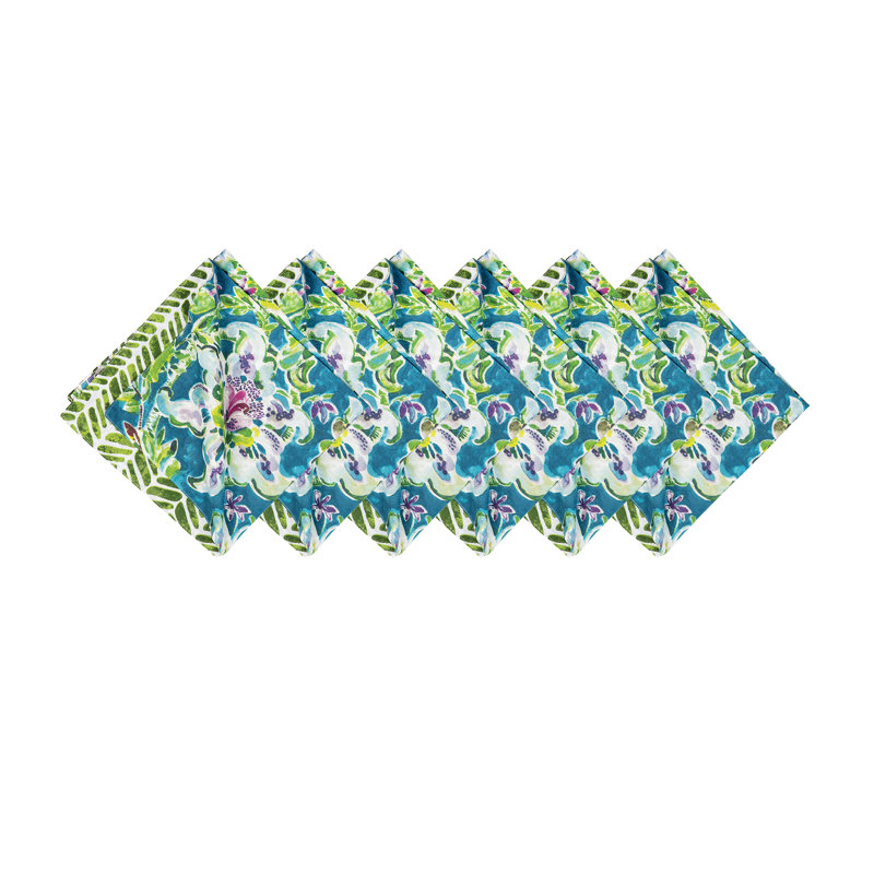 Serviette en coton violette