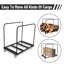 Chariot de table pliable, chariot de table robuste de 1800 lb