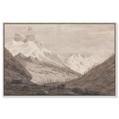 Chamonix et Martigny, art sur toile par Art Remedy