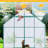 Double Door 8X8 Ft Polycarbonate Greenhouse, Galvanized Base, Ideal For All Weather Outdoor Plants Heavy Duty Greenhouse With Anchor, Backyard In Seasons-124311280