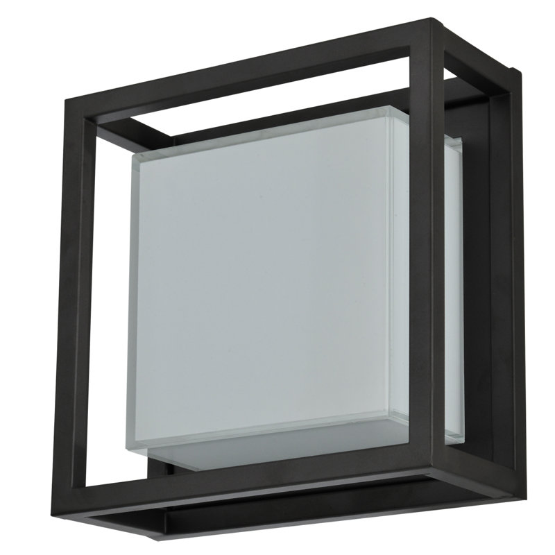 Black LED Outdoor Flush Mount