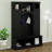 Arched Hall Tree With Storage Bench, Entryway Organizer With 7 Hooks And Shoe Cabinets For Mudroom, Living Room-634364606
