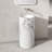 33" Freestanding Tall Pedestal Sink Solid Surface Bathroom Sink