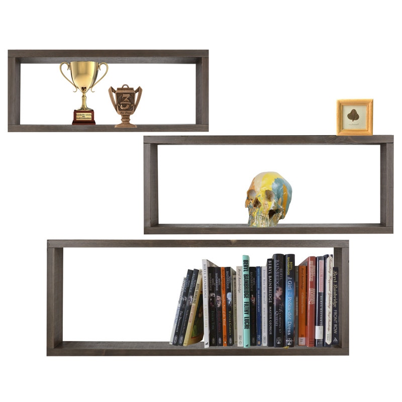 3 Piece Pine Accent Shelf