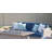 Ehrenfried 71'' Wide Rectangle Powder Coated Aluminum Loveseat with Sunbrella® Cushions-84902553