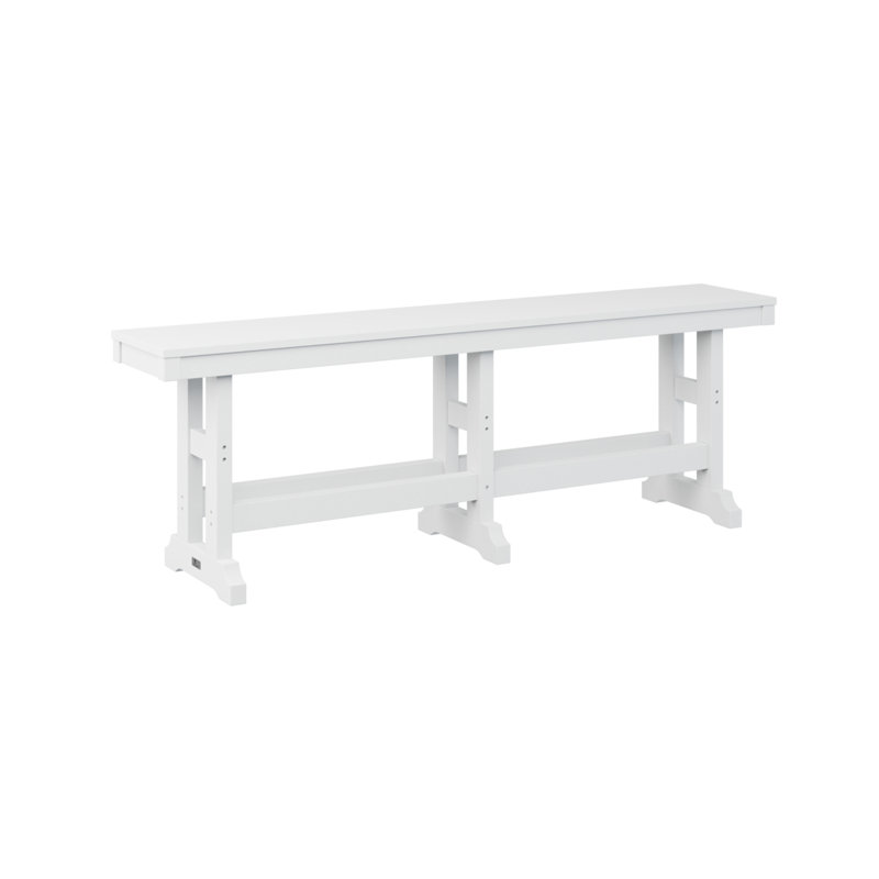 Banc de jardin 66 po Berlin Gardens, H 18 po x l 66 po x P 12,5 po, Blanc