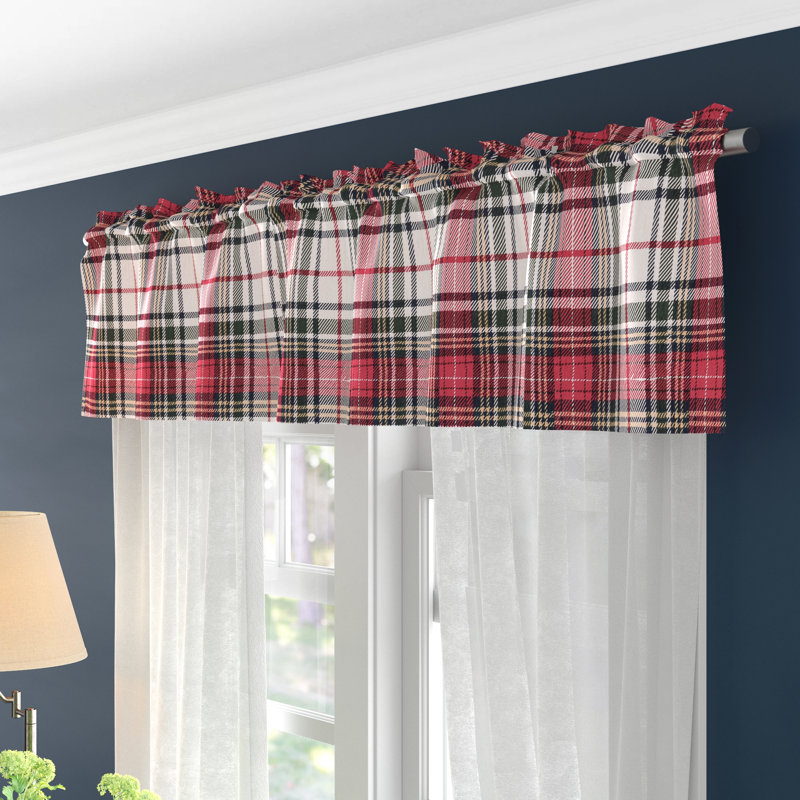 Manvel Plaid 72" Window Valance