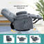 Fauteuil inclinable pivotant Corston-1224561118