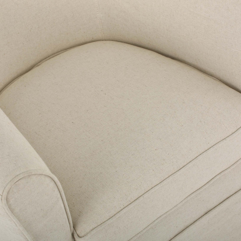 Chaise pivotante avec housse amovible, Naturel