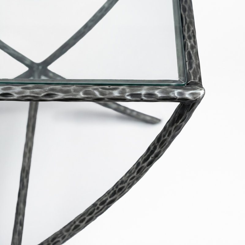 Table d'appoint Mathis, Gris mat