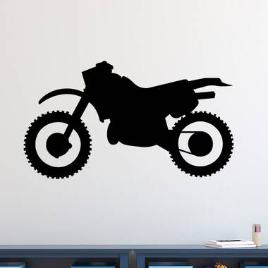 Motocross Decal Da Parete Dirt Bike Rider Adesivo Parete Moto Decorazione  Parete Adesivi Da Parati Nursery Camera da Letto Decor 644EZ -  Italia