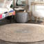 Tapis brun en jute / laine Pantanella-1376812294