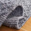 Leedey Hand Woven Pet Yarn/Cotton Southwestern Rug in Dark Grey-1940991831