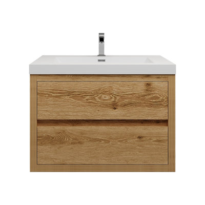 Hoehne 29.5'' Single Bathroom Vanity with Acrylic Top