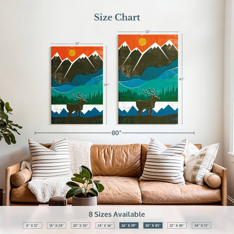 Brampt Big Sky IV, 39" H x 26" W