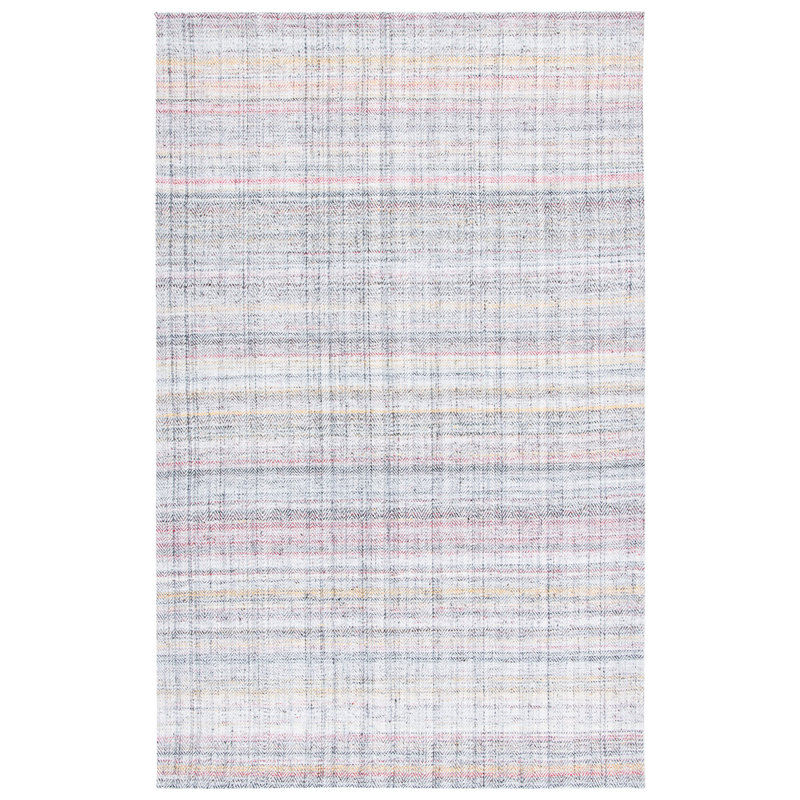 Tapis à chevrons performance tissé à la main Earheart, Rectangle 8 pi x 10 pi