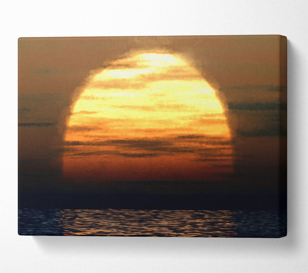 House of Hampton Huge Ocean Sun God - Wrapped Canvas Art Prints ...