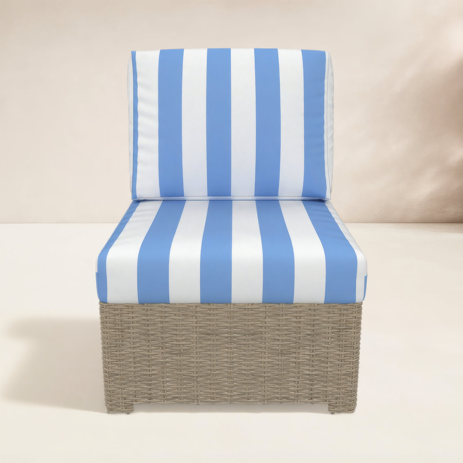 Henri Armless Middle Chair, Refuge Ocean