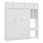 Lit escamotable avec garde-robe et armoire supérieure, lit escamotable en bois avec tablettes-1940199239-1940199236