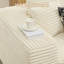Canapé modulaire à compression en L 108 po pour appartement, tissu modulaire en velours côtelé avec assise profonde et sans assemblage (beige)-565454394-565539993