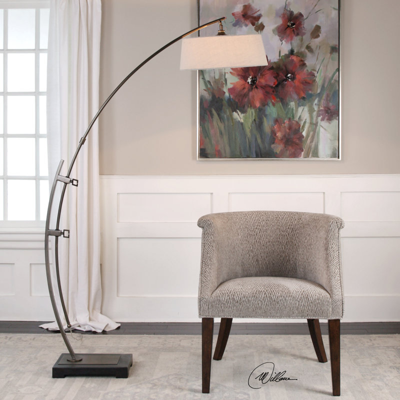 Lampe sur pied arquée 73,5 po Abdullaah