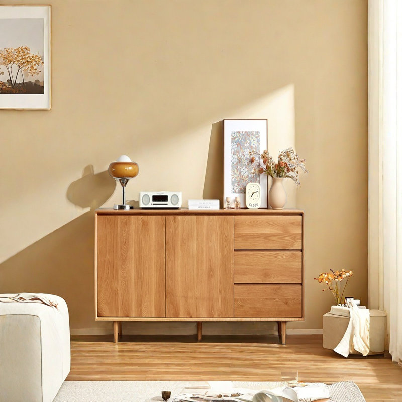 Retro Large Capacity Sideboard Cabinet