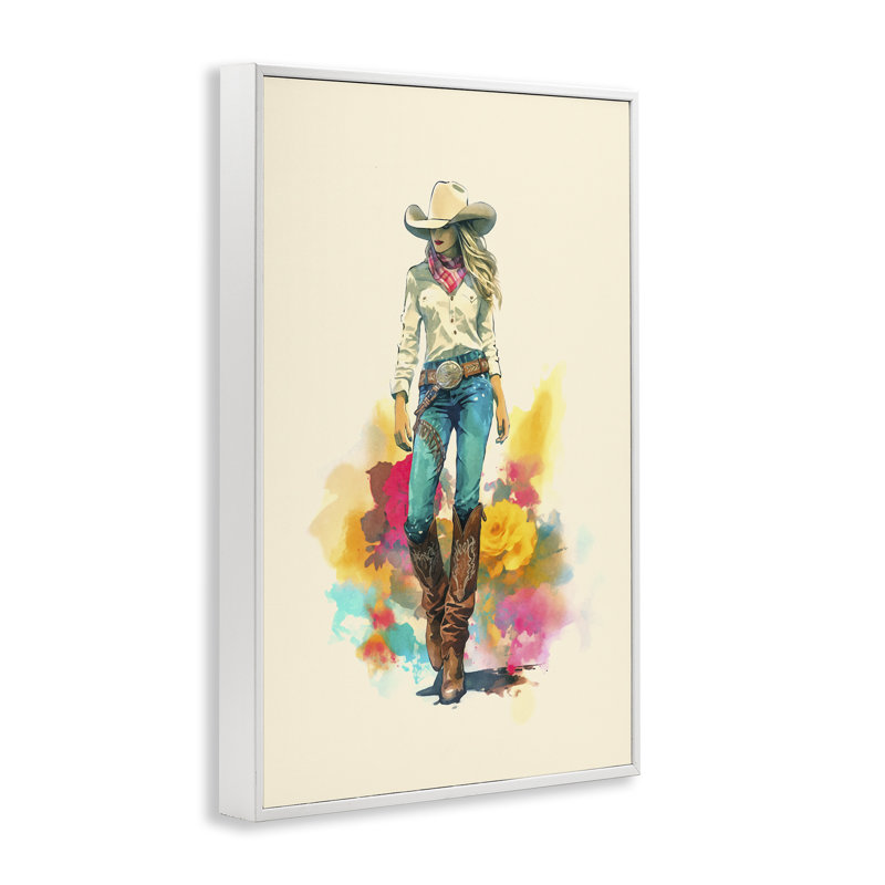 Princesse des prairies, impression de giclée par Andrea Haase, Estampe numérique encadrée blanc bord de mer