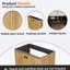 Armoire de salle de bain pliable et autoportante-349303800